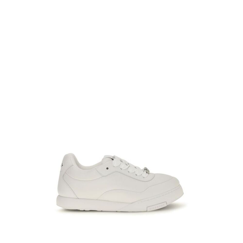 Givenchy White Calf Leather Bos Taurus Men's Sneakers